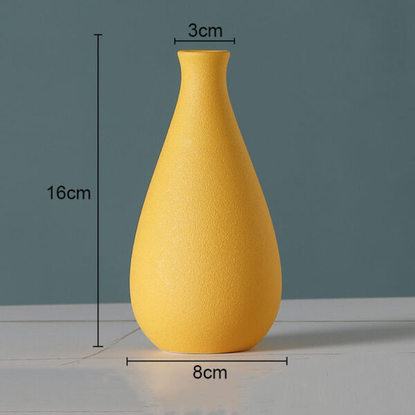 Solid Color Ceramic Vases - Image 7